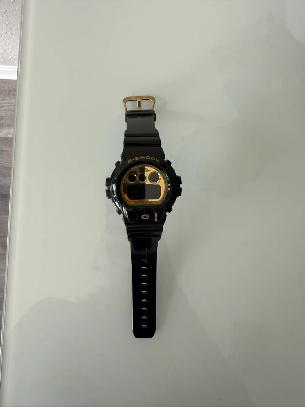 Casio Black and Gold Digital Sport Watch